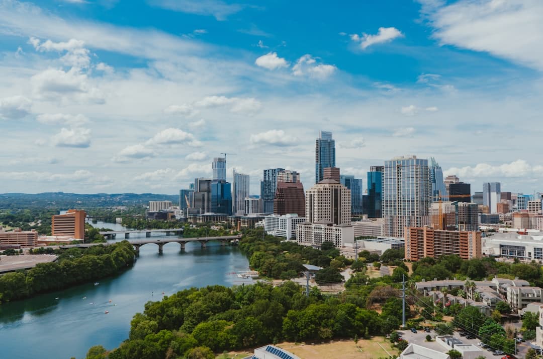 Austin Texas downtown skyline at dusk