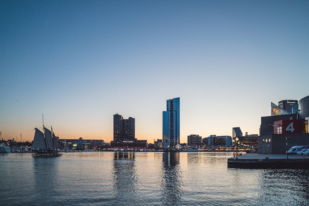 Baltimore Maryland Inner Harbor skyline