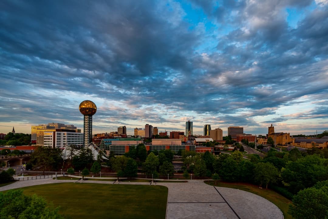 Knoxville Tennessee downtown skyline