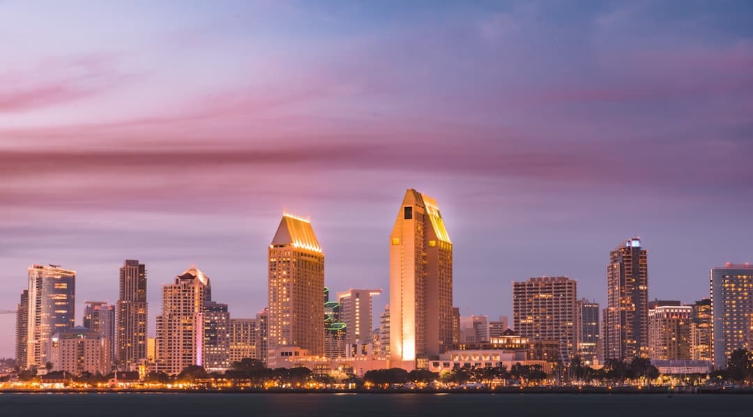 San Diego California waterfront skyline